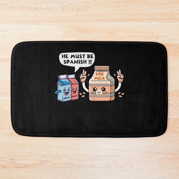 Item preview, Soy Milk He Must Be Spanish Funny Vegan Plant Based Humor Gift designed and sold by TMelonShop.
