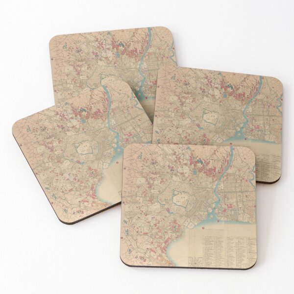 Item preview, Old Maps from Japan Edo city by Takai Ranzan / RoYuMi designed and sold by royumi.