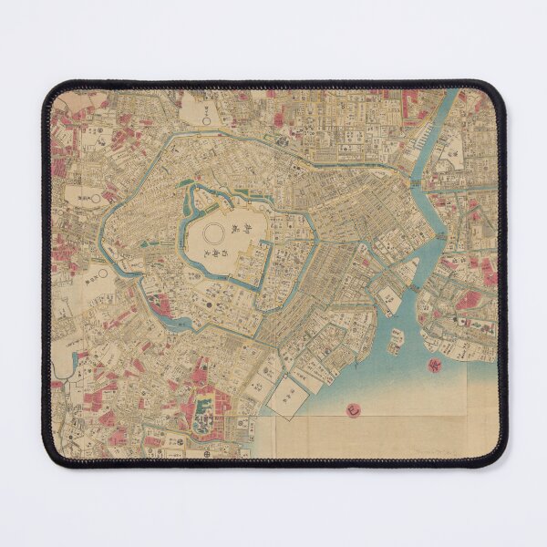Item preview, Old Maps from Japan Edo city by Takai Ranzan / RoYuMi designed and sold by royumi.