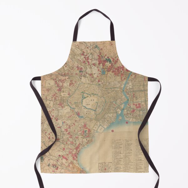 Item preview, Old Maps from Japan Edo city by Takai Ranzan / RoYuMi designed and sold by royumi.