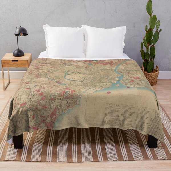 Item preview, Old Maps from Japan Edo city by Takai Ranzan / RoYuMi designed and sold by royumi.