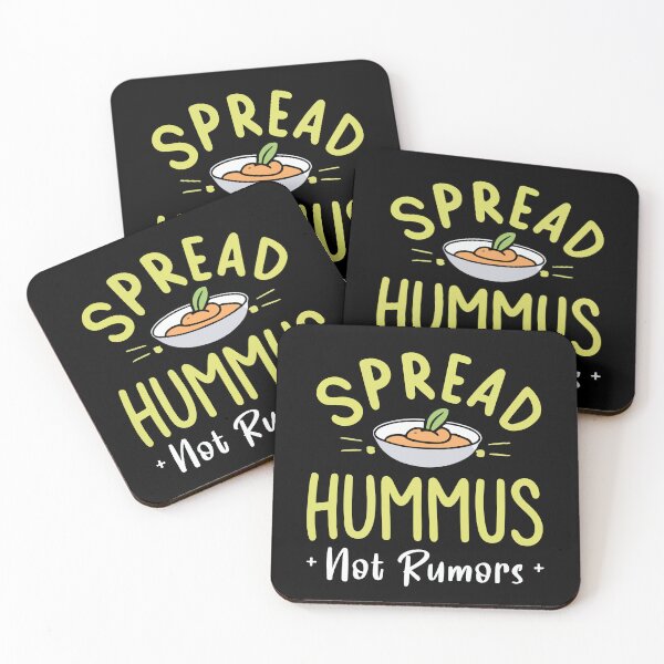 Item preview, Spread Hummus Not Rumors Funny Vegetarian Veganism Humor Gift designed and sold by TMelonShop.