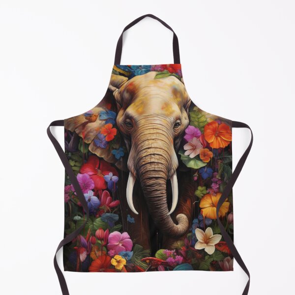 Item preview, Elephant with a lot of flowers designed and sold by VisionDuke.