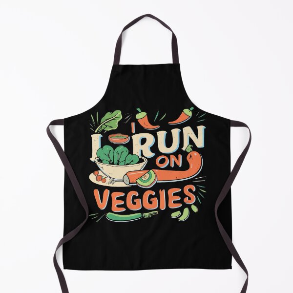 Item preview, I Run On Veggies And Fruits Funny Vegans Running Plant Based Gift designed and sold by TMelonShop.