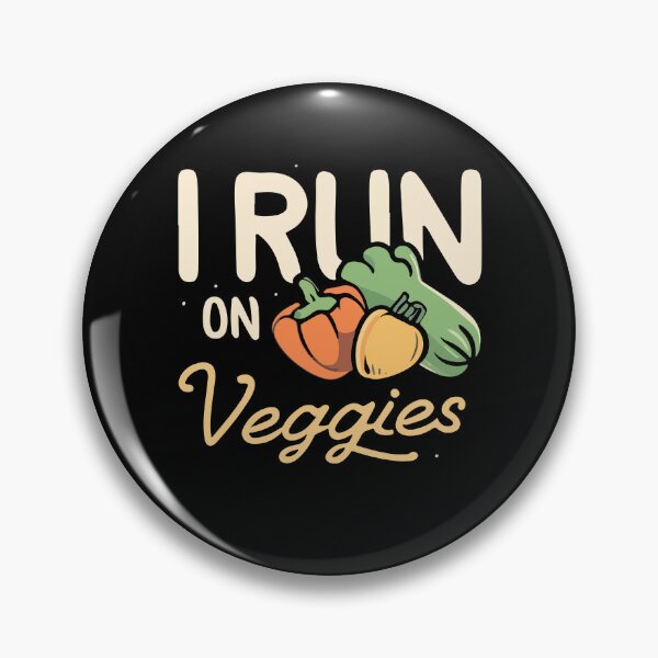 Item preview, I Run On Veggies Funny Vegans Healthy Foodie Athlete Plants Gift designed and sold by TMelonShop.