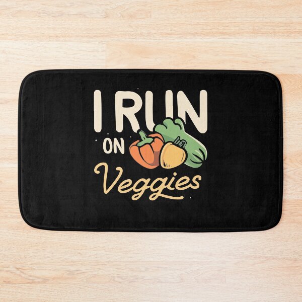 Item preview, I Run On Veggies Funny Vegans Healthy Foodie Athlete Plants Gift designed and sold by TMelonShop.