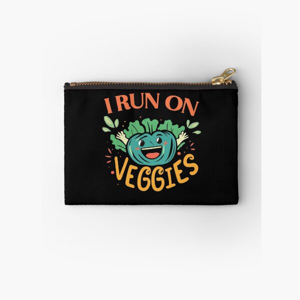 Item preview, I Run On Veggies Funny Vegetarian Vegan Lifestyle Humor Diet Gift designed and sold by TMelonShop.
