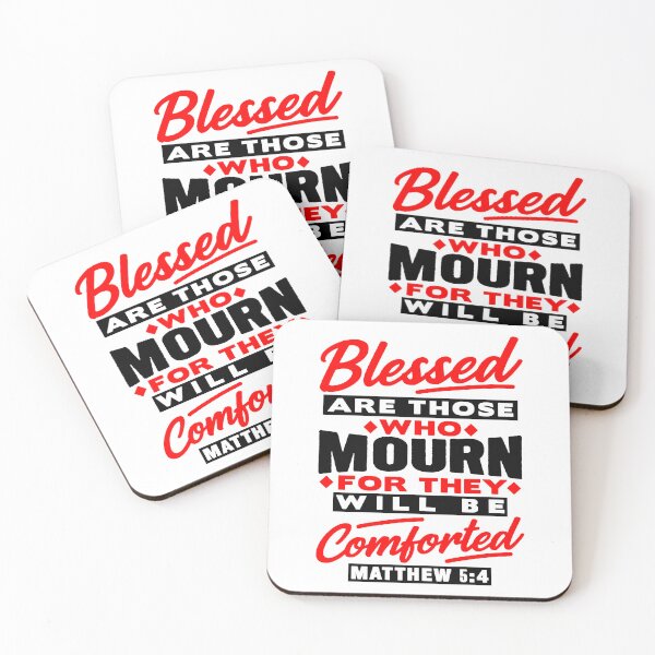 Item preview, Matthew 5:4 Blessed Are Those Who Mourn designed and sold by plushism.