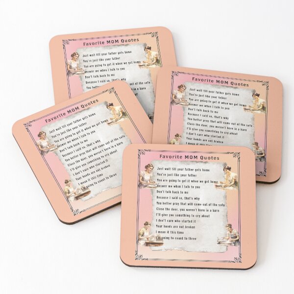 Item preview, Favorite Mom Quotes designed and sold by xposedbydesign.
