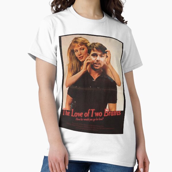 Item preview, The Love of Two Brains, Karl Pilkington movie idea inspired T shirt  designed and sold by BritRetro.