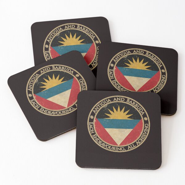 Item preview, Vintage Antigua and Barbuda USA North America United States Flag designed and sold by DAWUDGILLESPA.