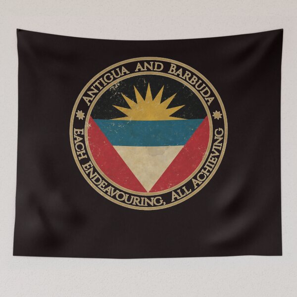 Item preview, Vintage Antigua and Barbuda USA North America United States Flag designed and sold by DAWUDGILLESPA.