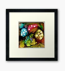 Three Mushrooms Framed Print