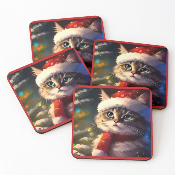 Item preview, Christmas Cat 5 designed and sold by CrankyOldDude.