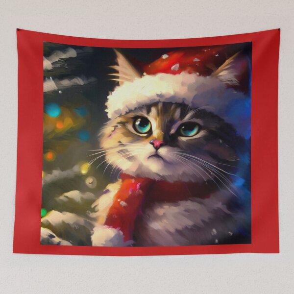 Item preview, Christmas Cat 5 designed and sold by CrankyOldDude.