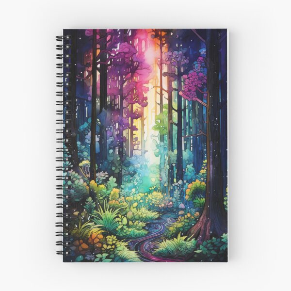 Item preview, Magic Forest Watercolor and Ink Painting  designed and sold by VisionDuke.