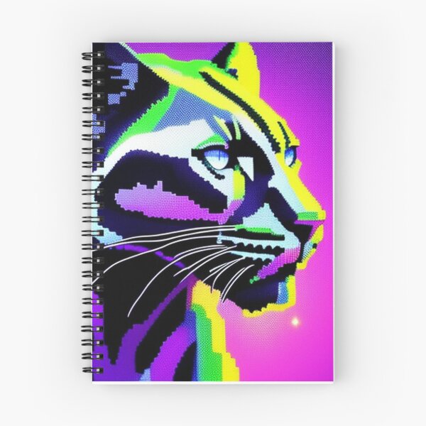 Item preview, Cyberpunk pixel panther  designed and sold by Roxburylane.