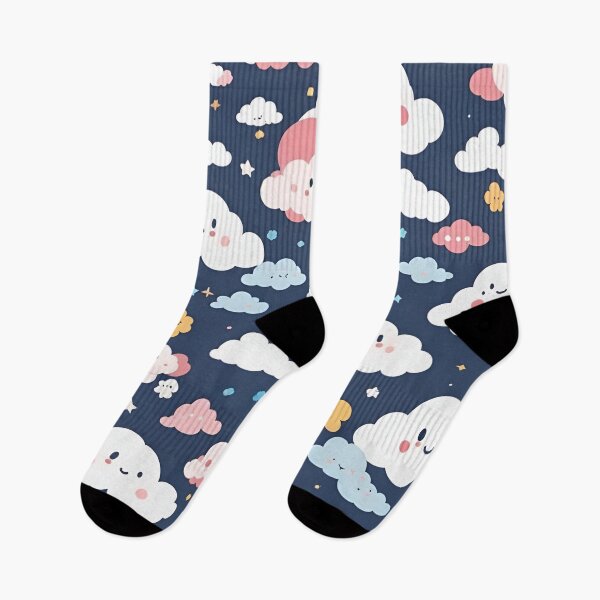 Item preview, Adorable Clouds Pattern designed and sold by SeamCraft.