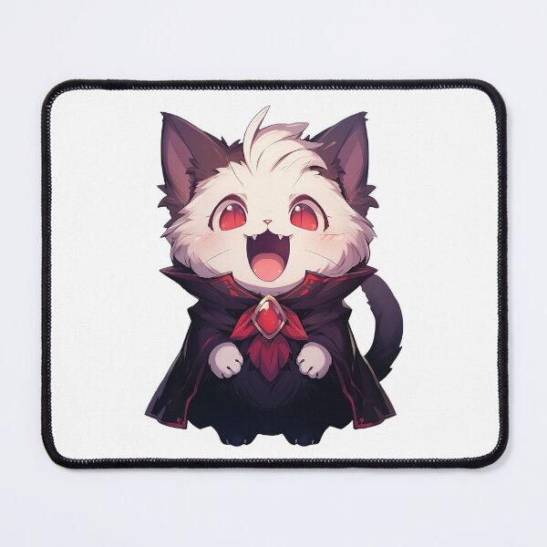 Item preview, Cute Kawaii Vampire Cat Dracula Halloween Bite designed and sold by CozyKawaiiArt.
