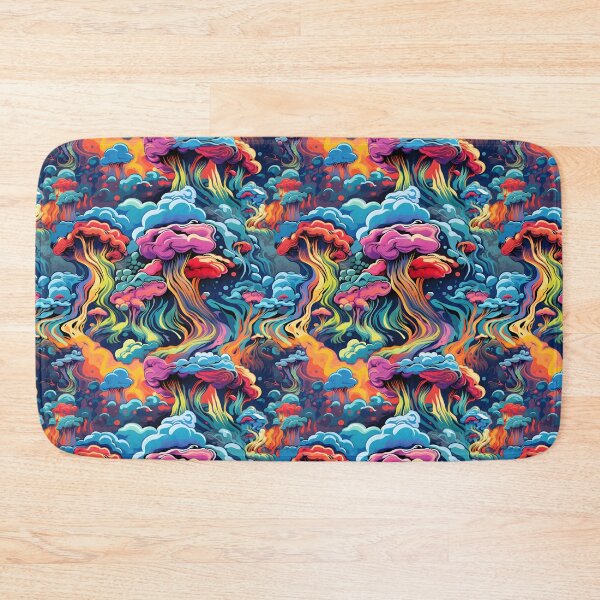 Aperçu de l'œuvre Acid Trippy Weird Champignon ondulé psychédélique #3 créée et vendue par ARTficiallyAnon.
