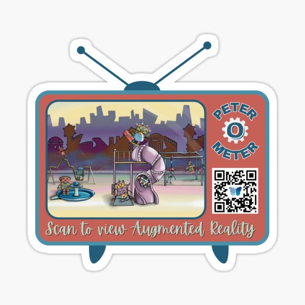 Watch the Robots Play Sticker