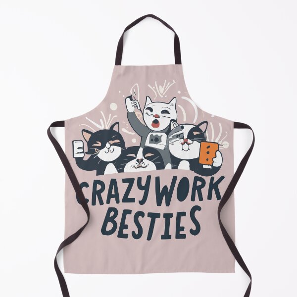 Item preview, Crazy Work Besties taking selfies work bestie gift designed and sold by OlivedesignsIN.