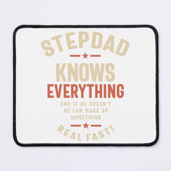 Item preview, Step Dad - The Master of Knowledge and Quick Thinking designed and sold by Aa-dvtio.