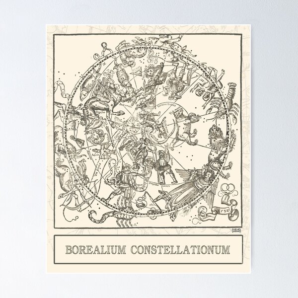 Artikelvorschau, Vintage Himmelsatlas: Corona Borealis (Borealis Constellationum) entworfen und verkauft von MINDTHECHERRY.