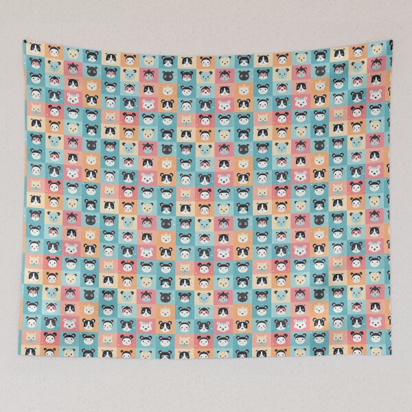 Item preview, mouse cute pattern digital paper designed and sold by ParkkerTos.