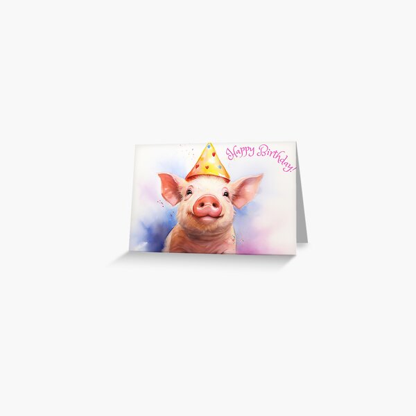 American Greetings Tarjeta de cumpleaños para niña con pegatinas (Peppa Pig)