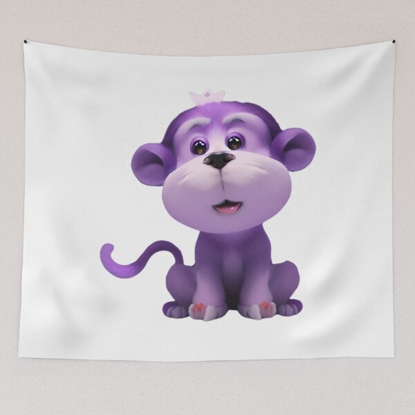Aperçu de l'œuvre Singe doux violet créée et vendue par ArabaFenice71.
