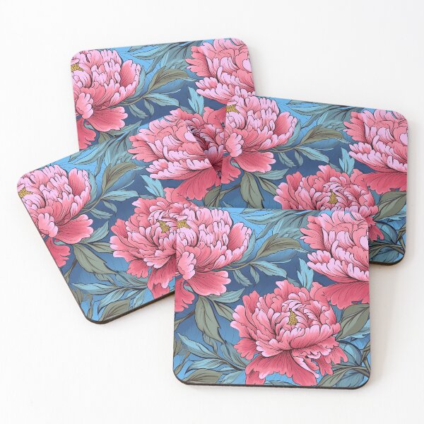 Item preview, Traditional Hakka Elegance Blooms with Taiwanese Pink Peonies designed and sold by lantasticdesign.
