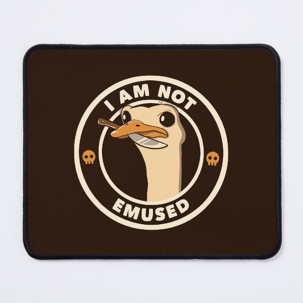 Item preview, I Am Not Emused Funny Emu by Tobe Fonseca designed and sold by Tobe Fonseca®.