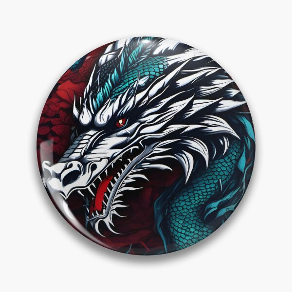 Item preview, Dragon Head Blue red  designed and sold by mrlazypl.