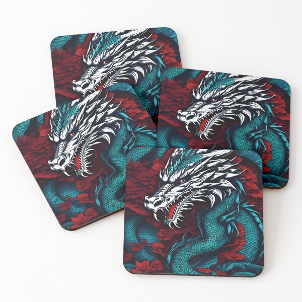 Item preview, Dragon Head Blue red  designed and sold by mrlazypl.