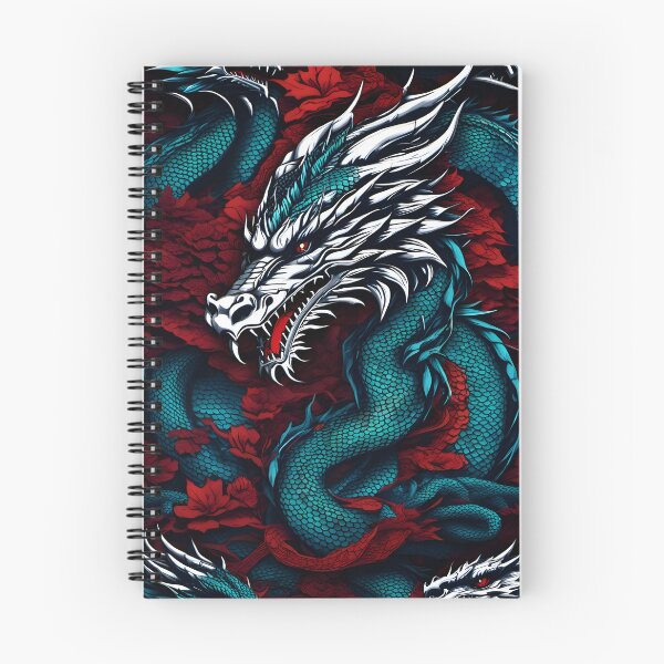 Item preview, Dragon Head Blue red  designed and sold by mrlazypl.