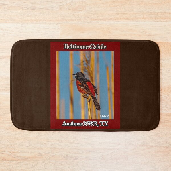 Item preview, Give Someone You Love The Bird: Baltimore Oriole At Anahuac NWR Sings His Early Morning Song. designed and sold by MoreEZUSA-Here.