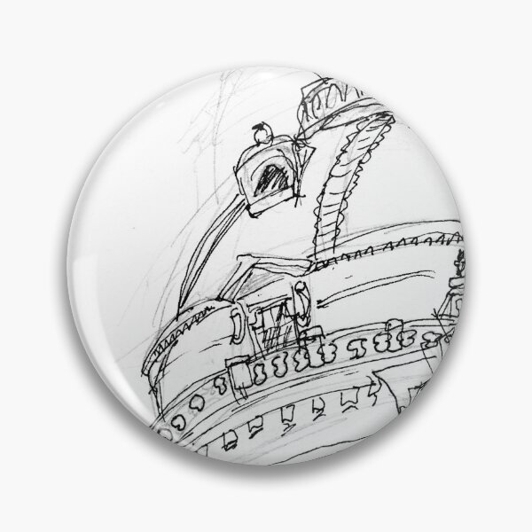 Artikelvorschau, Budapest, St.-Stephans-Basilika-Illustration – schwarze Version entworfen und verkauft von Lucie Jamais.