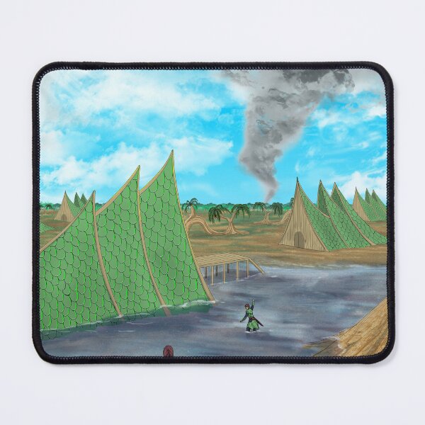 Item preview, lake village on planet Rasty designed and sold by agusterus.