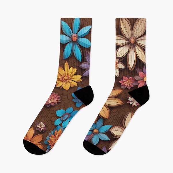 Item preview, Vibrant Color Flower Pattern designed and sold by SeamCraft.