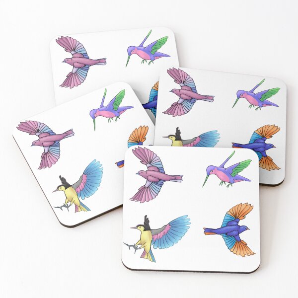 Item preview, Multigender flag inspired birds designed and sold by ImoogiN.
