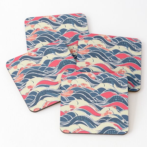Item preview, Japanese Waves Design designed and sold by SeamCraft.