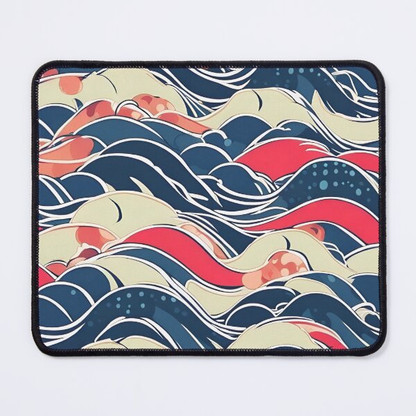 Item preview, Japanese Waves Design designed and sold by SeamCraft.