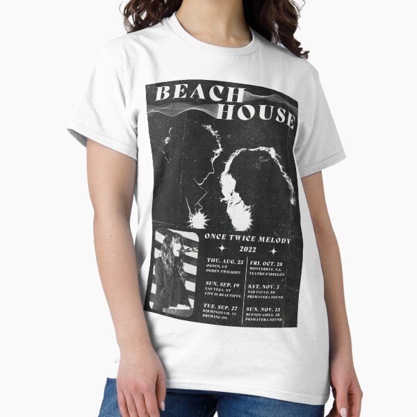 Item preview, Beach House Design Concert Poster designed and sold by MellyCraftsArt.