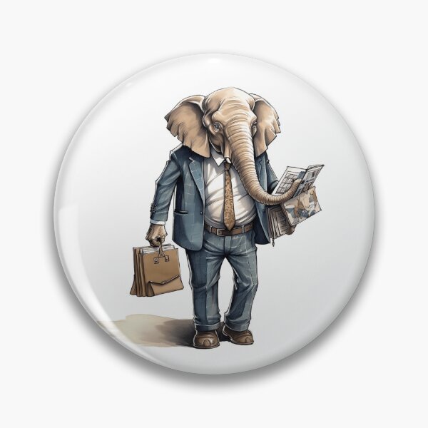 Item preview, Majestic Blueprints: Elephant Architect's Vision designed and sold by Nelanna.