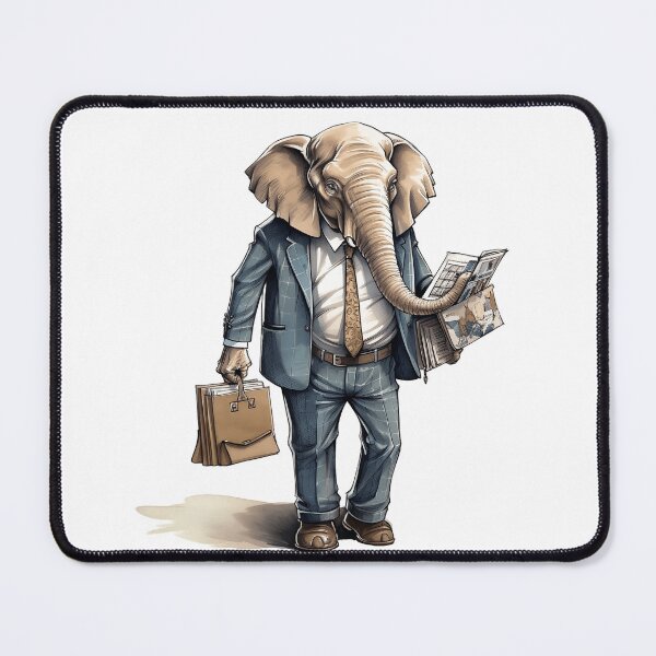 Item preview, Majestic Blueprints: Elephant Architect's Vision designed and sold by Nelanna.
