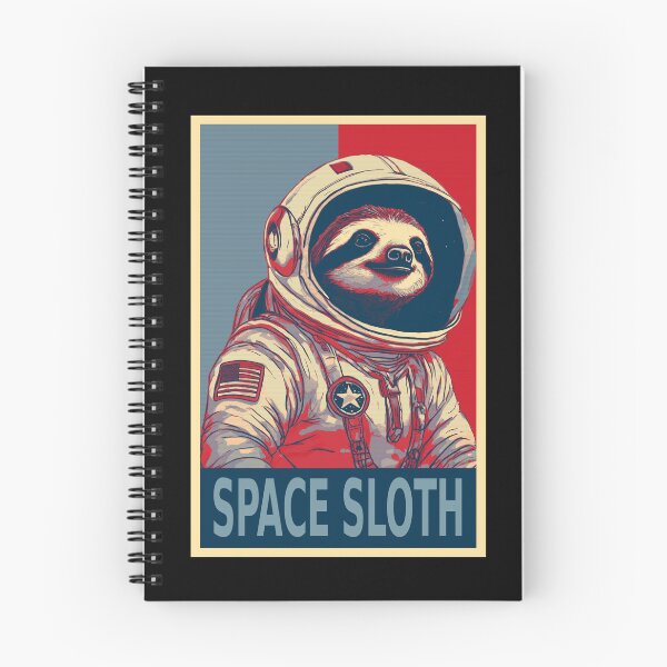 Item preview, Space Sloth Astronaut HOPE designed and sold by TrueArtsStore.