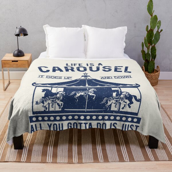 Item preview, LIFE IS A CAROUSEL , ALL YOU GOTTA DO IS JUST STAY ON designed and sold by Billy Wong.