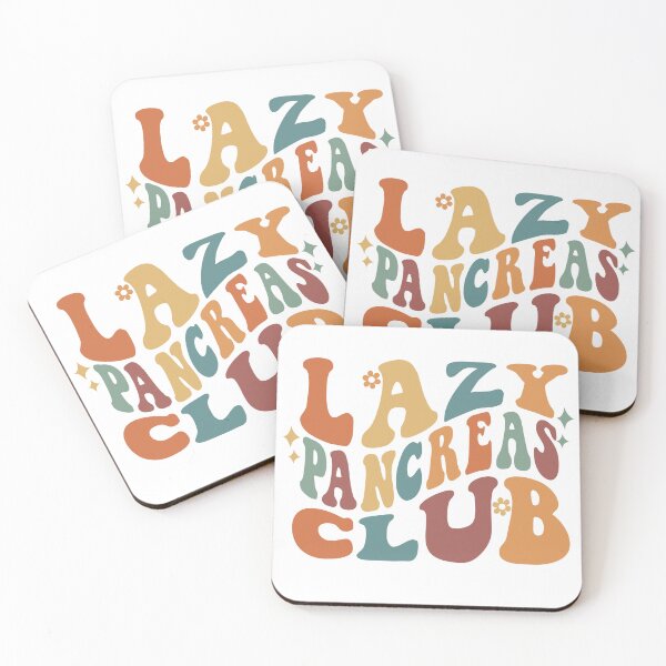 Item preview, Retro Lazy Pancreas Club  designed and sold by ClariseDesigns.