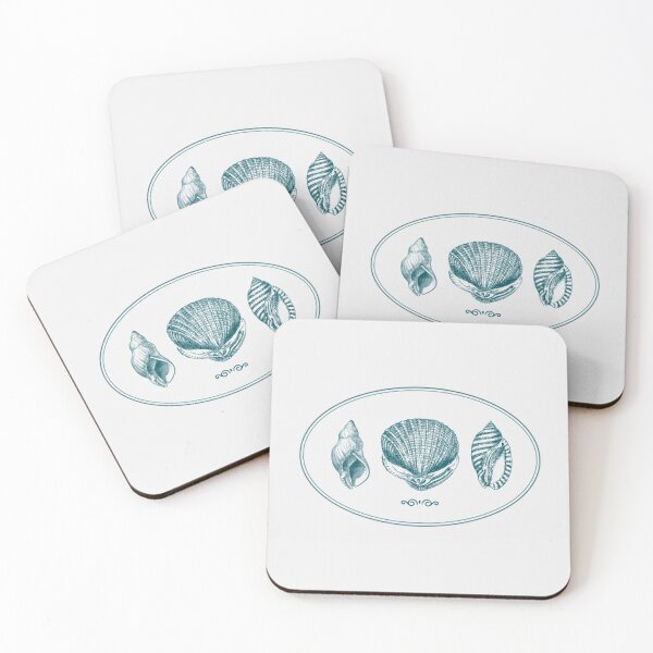 Item preview, ~ SEA SHELL FOSSIL sticker pack ~ designed and sold by Rodayna Elnaggar.